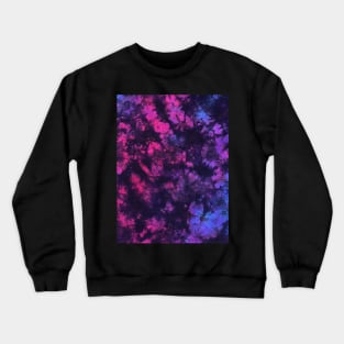 Summr Tie Dye Dark Nebula Crewneck Sweatshirt